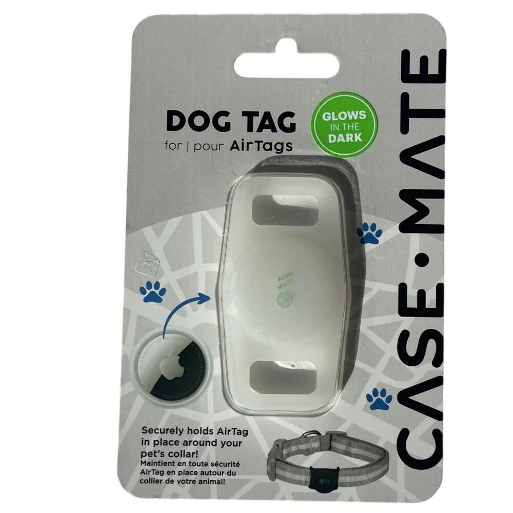 Case-Mate AirTag Dog Tag - Glow in the Dark‎
